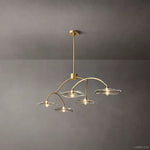 Lily Organic Form Linear Chandelier 60"