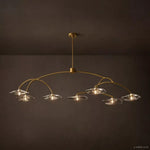 Lily Organic Form Round Chandelier 72"