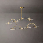 Lily Organic Form Round Chandelier 54"