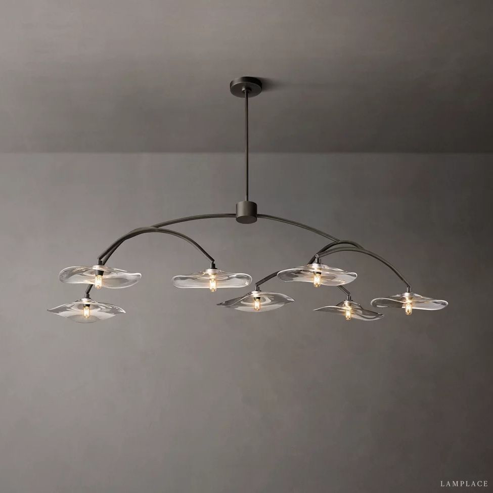 Lily Organic Form Round Chandelier 54"