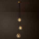 Bubble Ripple Sphere Cascade Pendant Light