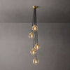 Bubble Ripple Sphere Cascade Chandelier 14"