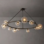 Bubble Ripple Sphere Round Chandelier 60"