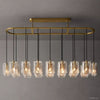 Lacour Prism Layered Linear Chandelier 72"