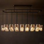Lacour Prism Layered Linear Chandelier 72"