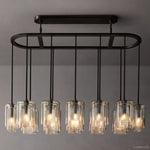 Lacour Prism Layered Linear Chandelier 54"