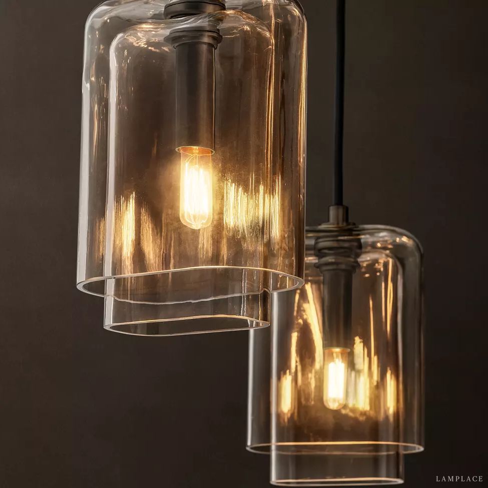 Lacour Prism Layered Round Chandelier 36"