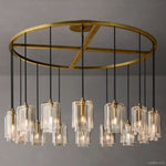 Lacour Prism Layered Round Chandelier 60"