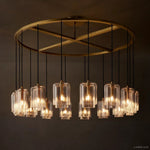 Lacour Prism Layered Round Chandelier 60"