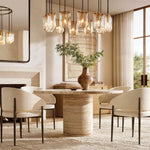 Lacour Prism Layered Round Chandelier 60"