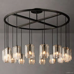 Lacour Prism Layered Round Chandelier 60"