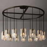 Lacour Prism Layered Round Chandelier 60"