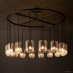 Lacour Prism Layered Round Chandelier 60"