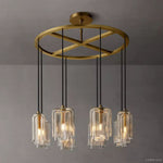 Lacour Prism Layered Round Chandelier 36"