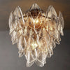 Petalia Stacked Glass Flush Mount