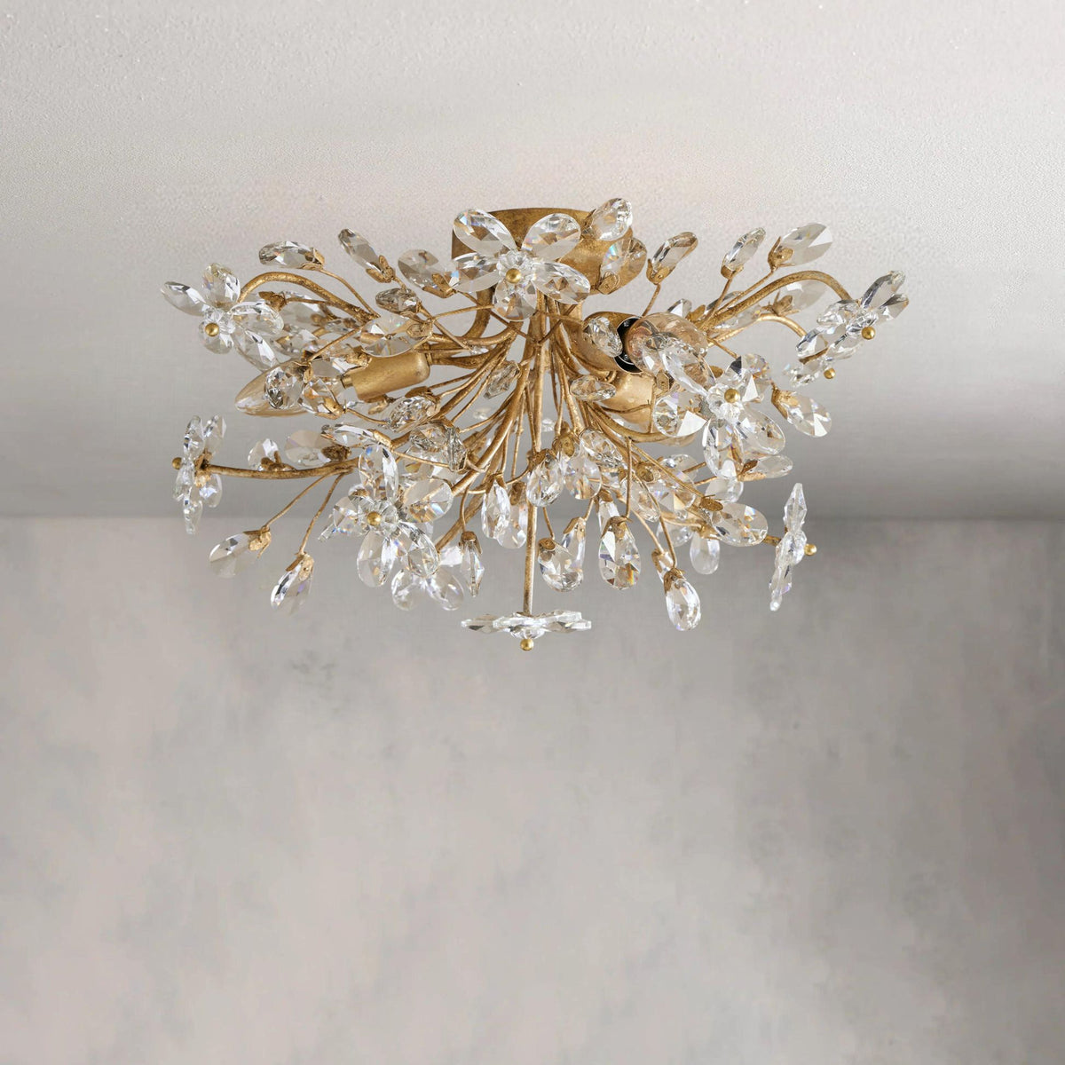 Fiore Delicate Flower Flush Mount