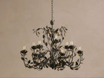 Nicoletta Refined Leaf Round Chandelier