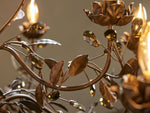 Nicoletta Refined Leaf Round Chandelier