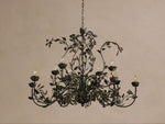 Nicoletta Refined Leaf Round Chandelier