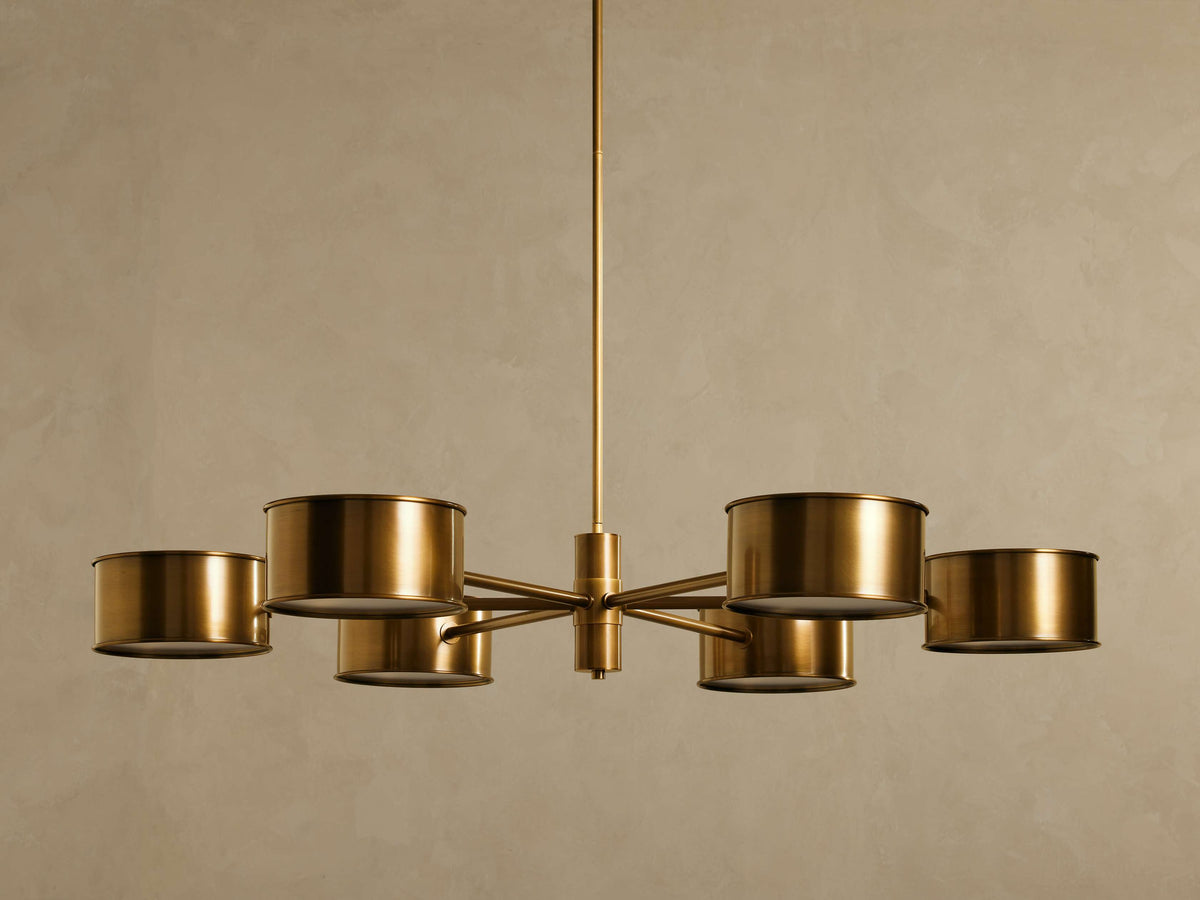Daphne Metallic Style Round Chandelier