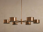Daphne Metallic Style Round Chandelier