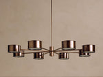 Daphne Metallic Style Round Chandelier