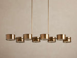 Daphne Metallic Style Linear Chandelier