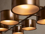 Daphne Metallic Style Linear Chandelier