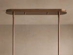 Daphne Metallic Style Linear Chandelier