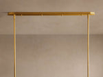 Daphne Metallic Style Linear Chandelier