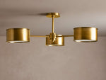 Daphne Metallic Style Flush Mount