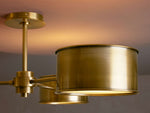 Daphne Metallic Style Flush Mount