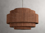 Paloma Handcrafted Rattan Tiered Chandelier