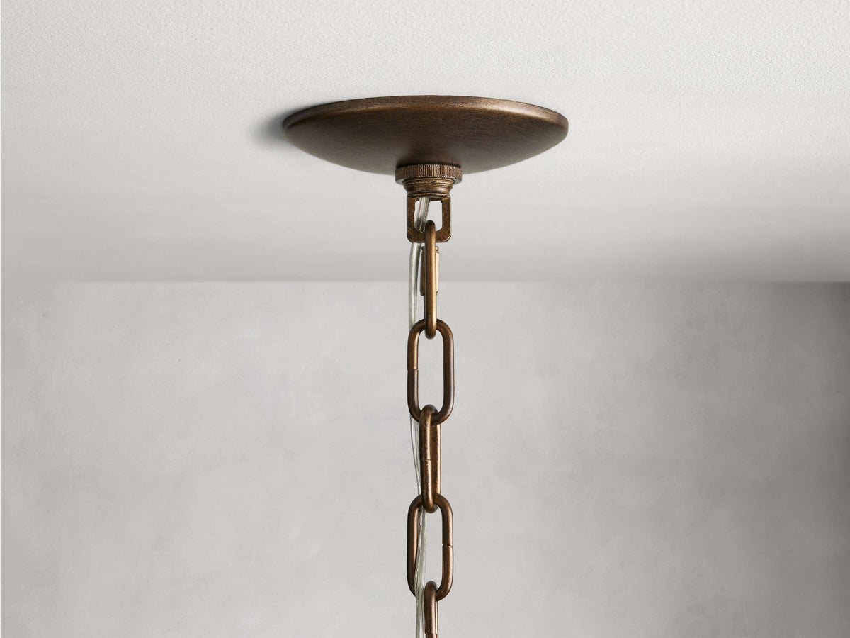 Paloma Handcrafted Rattan Tiered Chandelier
