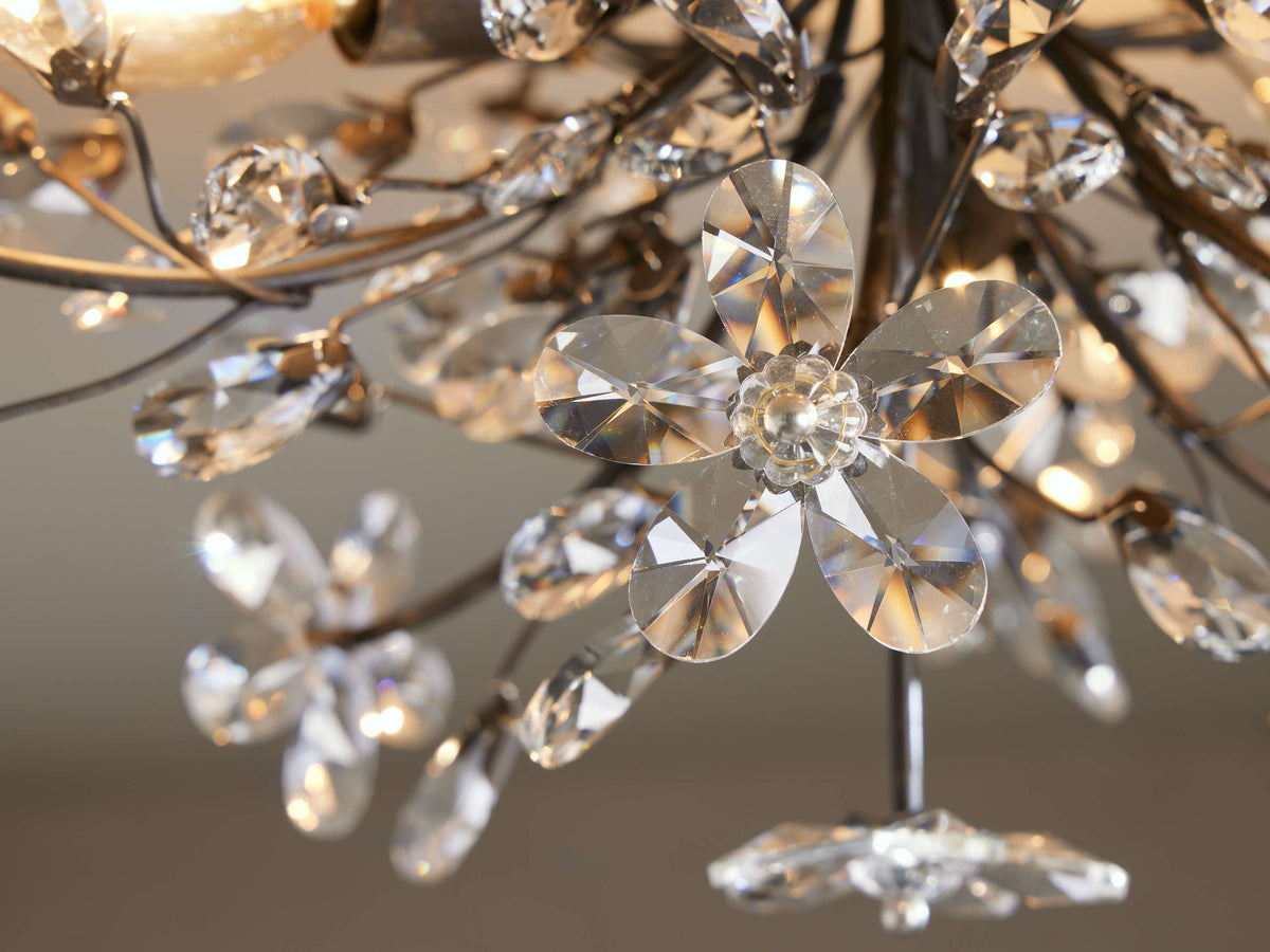 Fiore Sculpted Petals Flush Mount