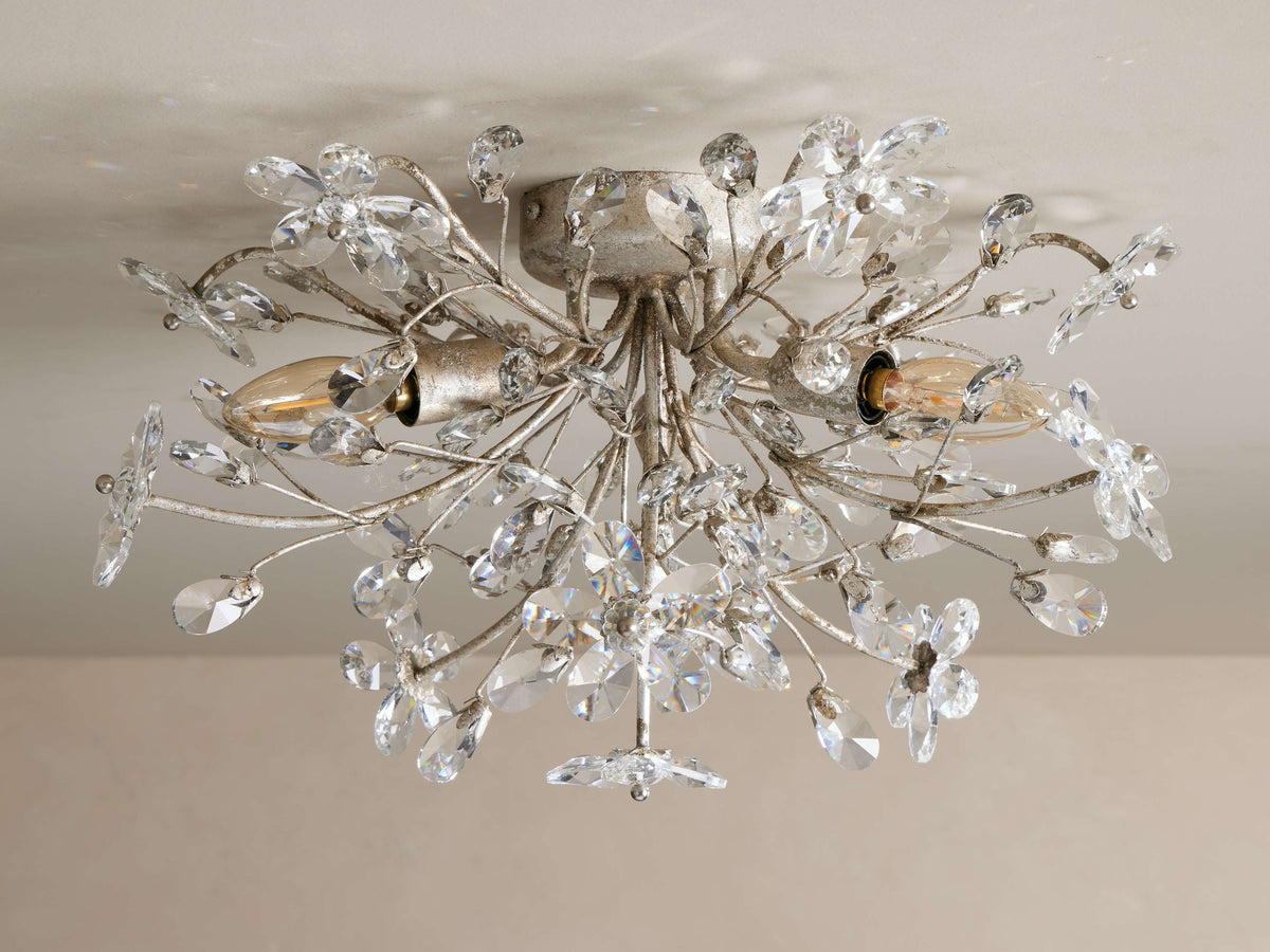 Fiore Sculpted Petals Flush Mount