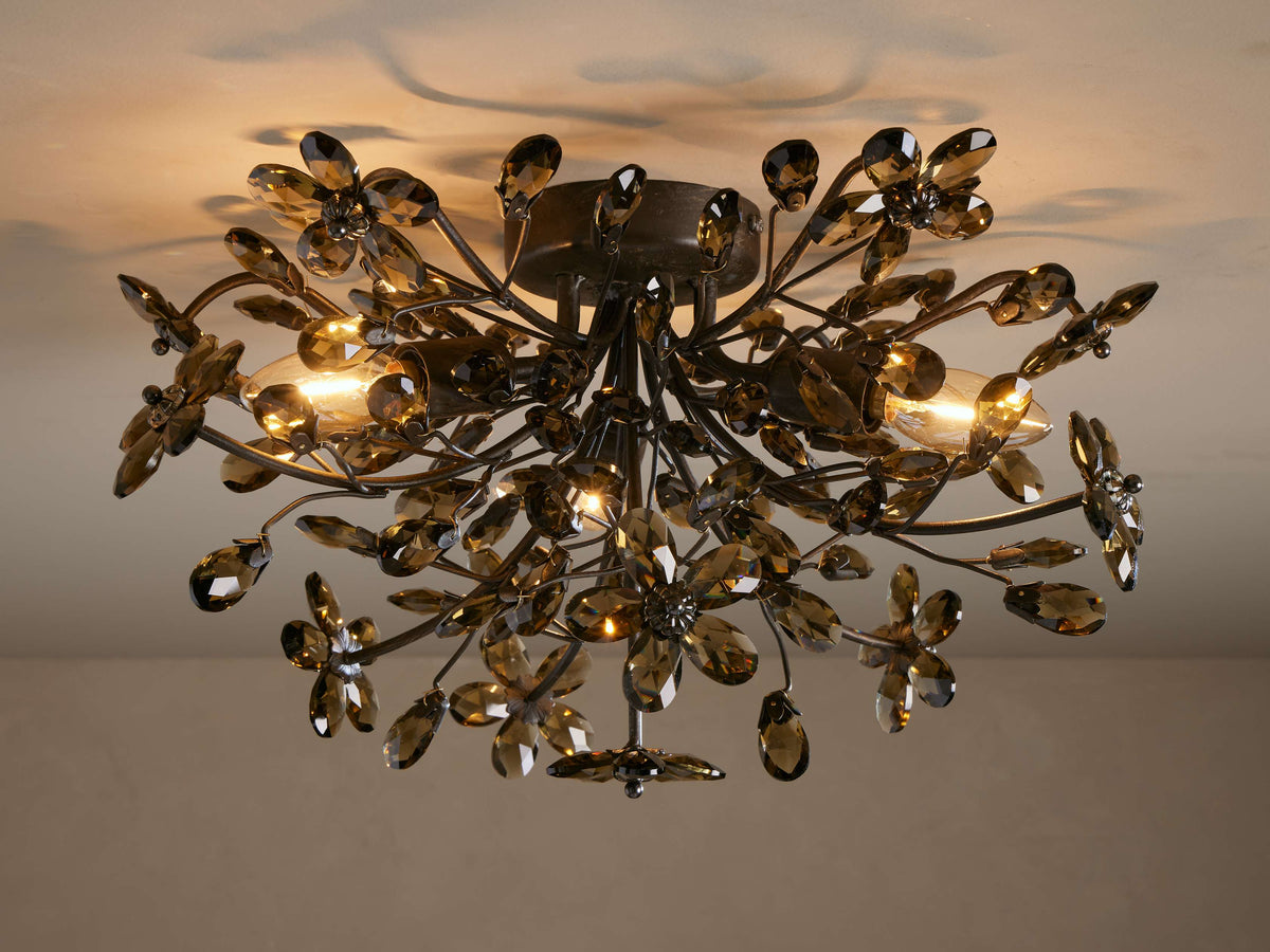 Fiore Sculpted Petals Flush Mount