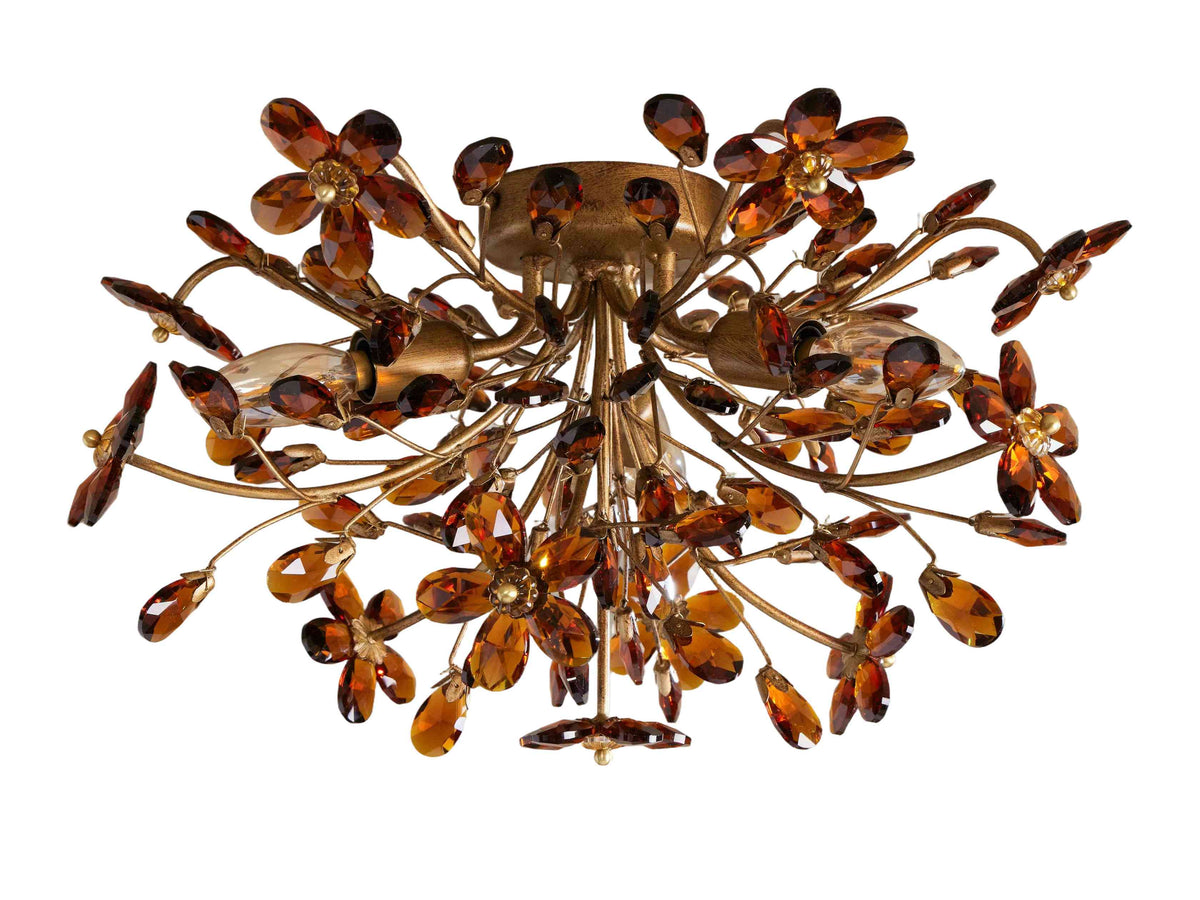 Fiore Sculpted Petals Flush Mount