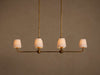 Adria Traditional Torch Double Linear Chandelier