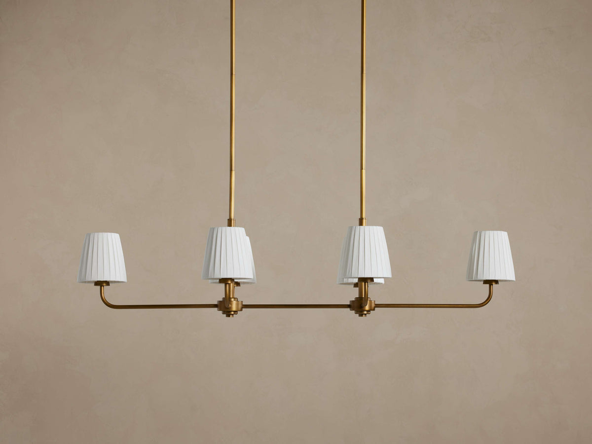 Adria Traditional Torch Double Linear Chandelier