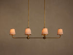 Adria Traditional Torch Double Linear Chandelier