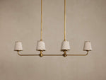 Adria Traditional Torch Double Linear Chandelier