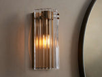 Delsie Reeded Glass Wall Sconce