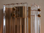 Delsie Reeded Glass Wall Sconce