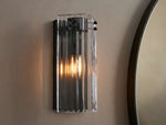 Delsie Reeded Glass Wall Sconce