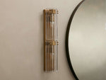 Delsie Reeded Glass Wall Sconce