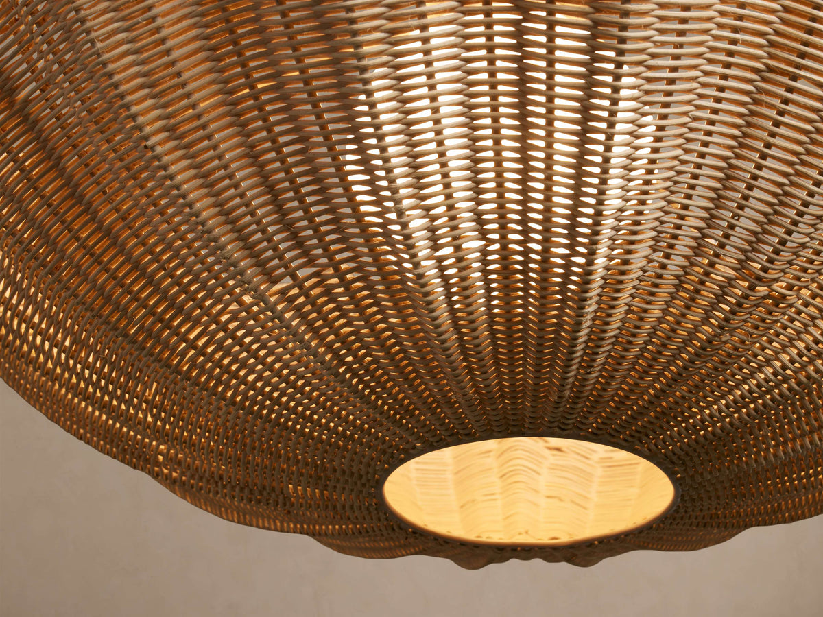 Claire Rattan Contour Pendant Light