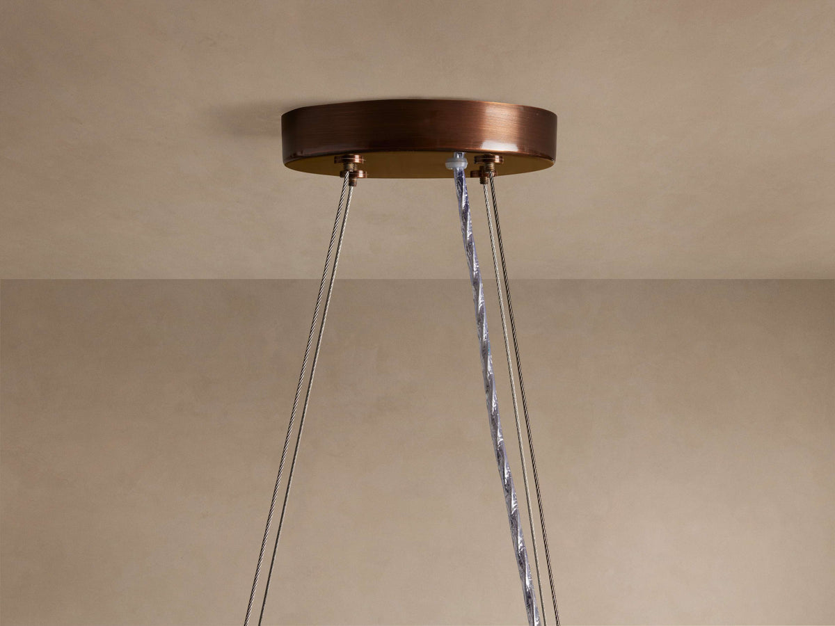 Romilly Beaded Crystal Round Chandelier