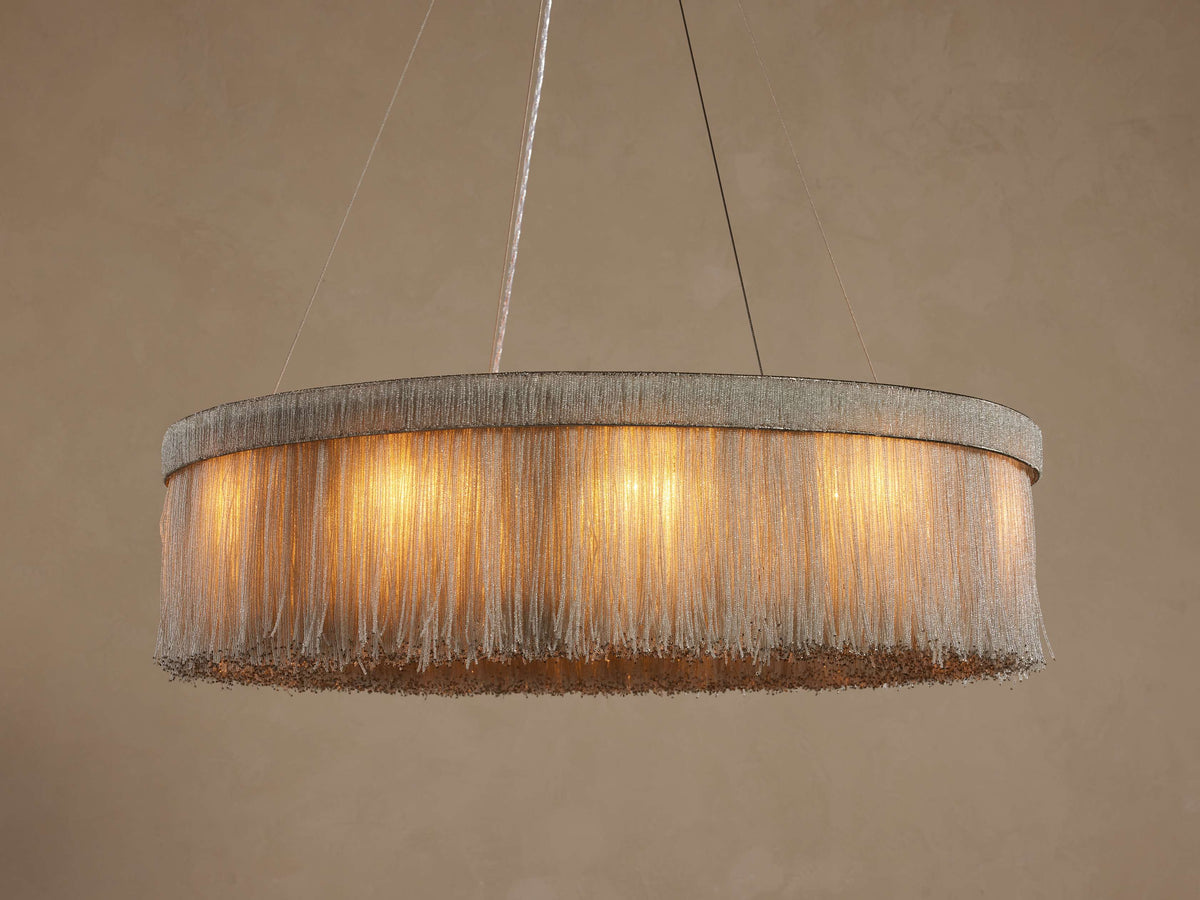 Romilly Beaded Crystal Round Chandelier