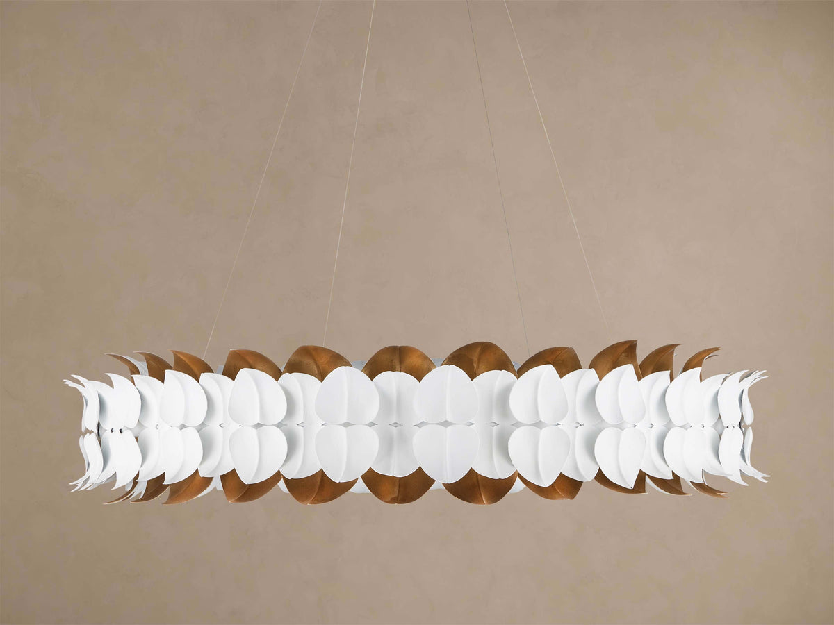 Darla Botanical Layer Round Chandelier